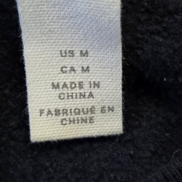 H&M NASA Sweatshirt Men’s M Black Space Logo Pullover - Picture 4 of 8